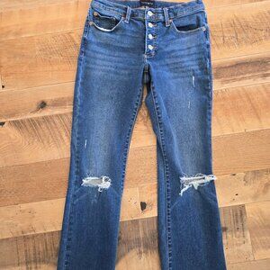 Women's Lucky Brand Buttonfly Sweet Mid Rise Boot Cut Jean Size 8/29A